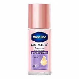 unilever vaseline gluta glow ampoule roll-on deodorant bright & smooth 45ml