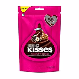 hershey's kisses hazelnut 'n' chocolate cookies 100.8g
