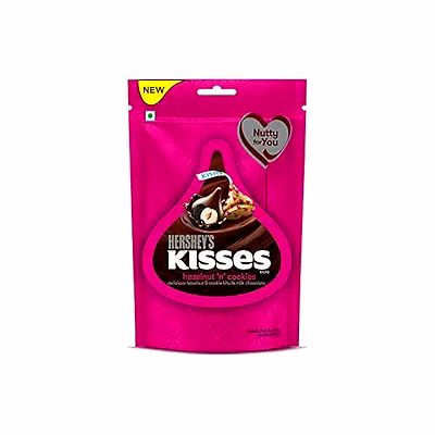hershey's kisses hazelnut 'n' chocolate cookies 100.8g