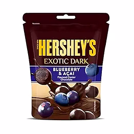 hershey's exotic dark blueberry & acai flavor 100g