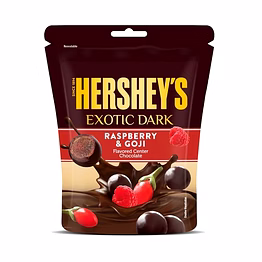 hershey's exotic dark raspberry &goji flavor 100g