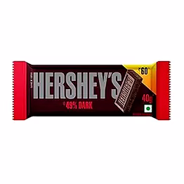hershey's dark bar 40g