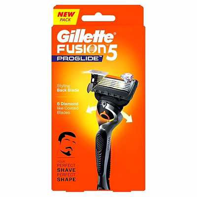 p&g gillette fusion 5 proglide, shaving razor for men