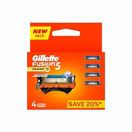 p&g gillette fusion power blades for men with styling back blade