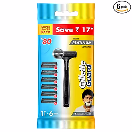 p&g gillette guard shaving razor for men