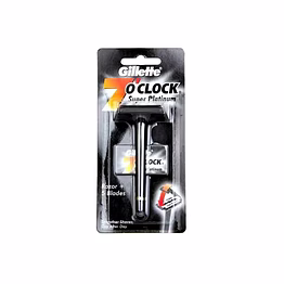 p&g gillette 7 o' clock super platinum razor