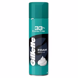 p&g gillette classic sensitive shave foam