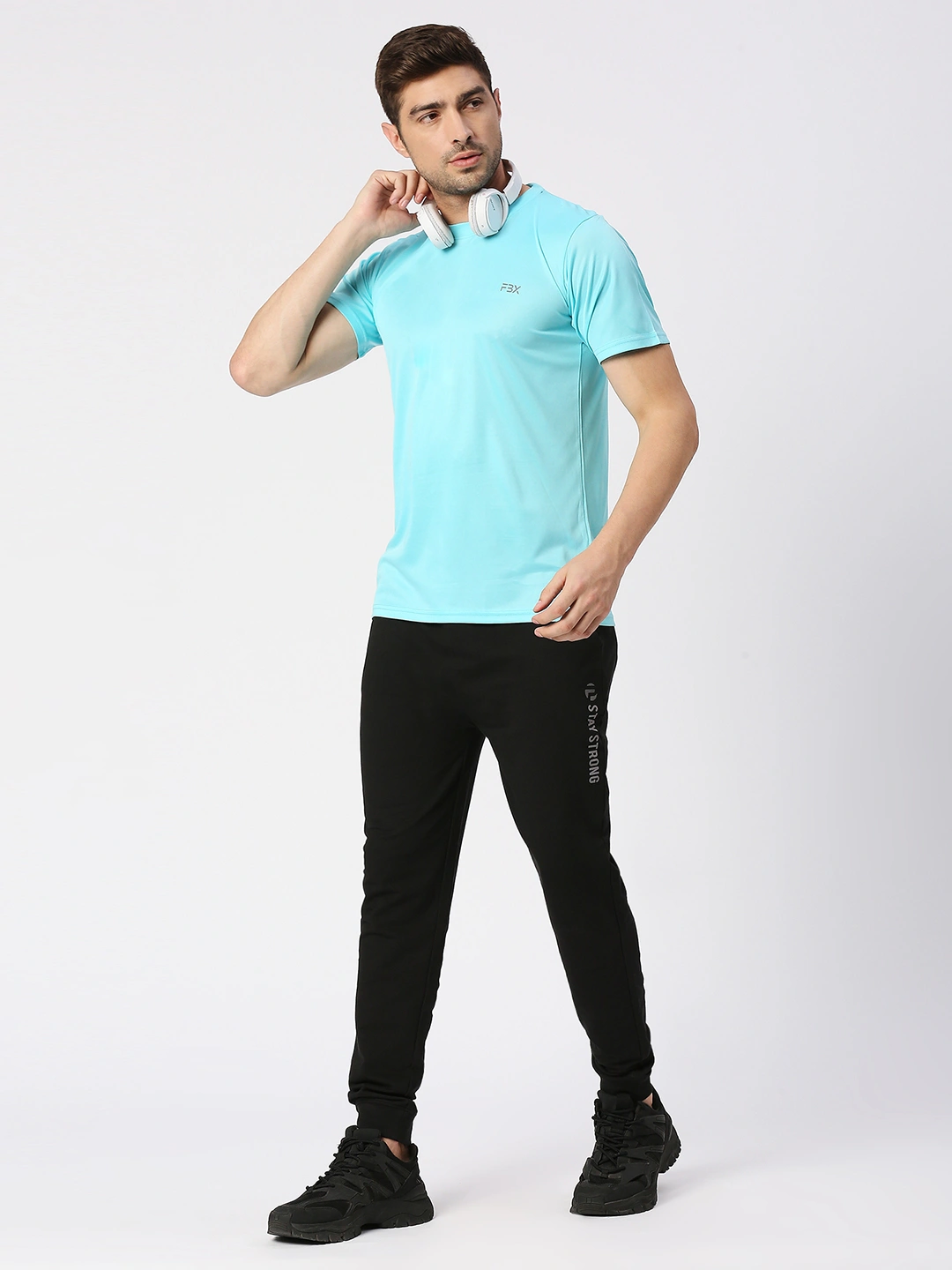 Men's Polyester T-Shirt-1