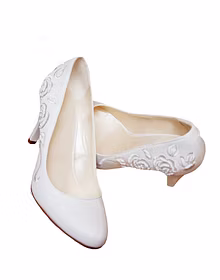 white party heels