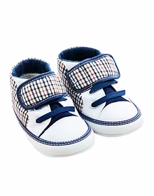 blue white kids shoes