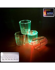 Premium LED Light-Up Shot Glass Set (24 Pc Set)