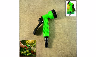 Multi-Pattern Garden Hose Spray Nozzle (1 Pc)