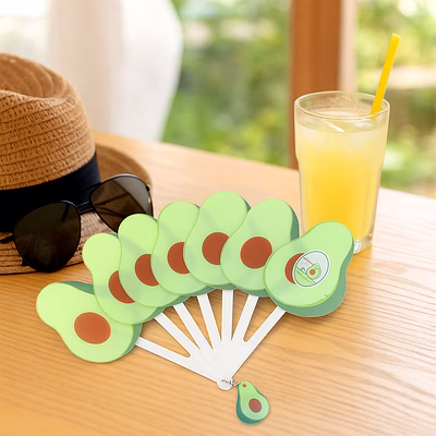 foldable pocket fan with keychain (1 pc)
