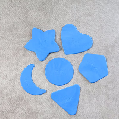 haircut design stencil set – 6-in-1 safe hair trimmer molds