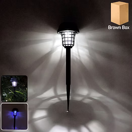 solar garden led bug zapper stake light (1 pc)