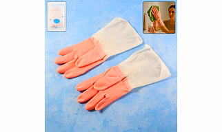 Small Size Reusable Household Cleaning Gloves (1 Pair)