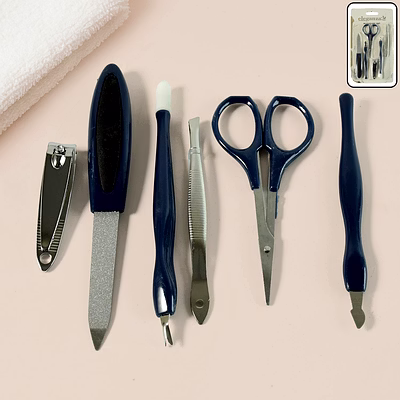 6 in1 manicure & pedicure grooming kit