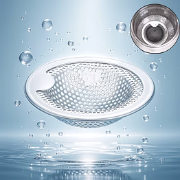 stainless steel kitchen sink drain strainer / stopper (small / 1 pc)