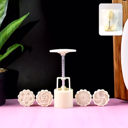 spring press cookie & pastry mold - (set)