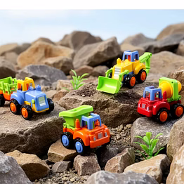 funwoods construction vehicle toy set for kids – (4 pc)