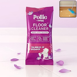 pollic kadam concentrated floor cleaner sachet – lavender fragrance (50 gm)