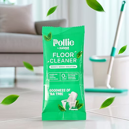 pollic kadam concentrated floor cleaner sachet – tea tree fragrance (50 gm)