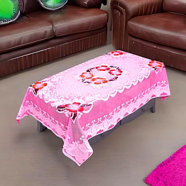 floral table cover - (2 pc / 58x38 inch)