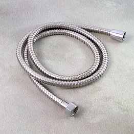 stainless-steel handheld shower hose - (1 pc)
