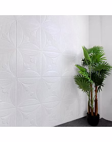 Wallpaper 3D Foam Wallpaper Sticker Panels (70 x 70 Cm / 1 Pc)