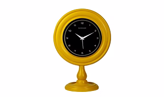 RANGRAGE ELEGANT AMBER DESIGNER TABLE CLOCK