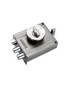RAMSON G-9 TRY LATCH OSK DOOR LOCK SILVER SATIN