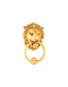 RAMSON BRASS DOOR KNOCKER 100mm/4" GOLD