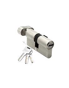 RAMSON BRASS CYLENDER OSK 60mm ULTRA KEY SILVER