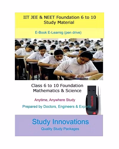 Study Material for IIT JEE &amp; NEET Foundation Course class 6th to 10th in Pendrive-1