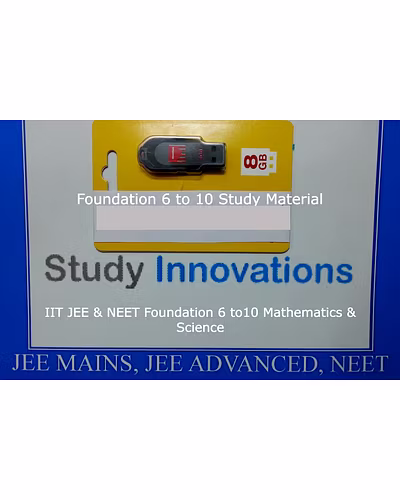 Study Material for IIT JEE &amp; NEET Foundation Course class 6th to 10th in Pendrive-2