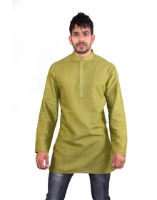 Men's Ethnic Pathani Kurta Full Sleeve Green