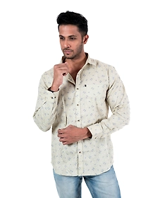 Men's Top Wear Print Casual Shirt