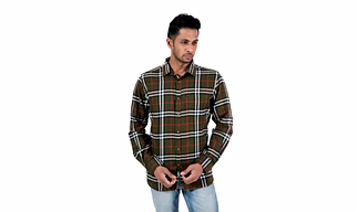 Men's Top Wear Casual Shirt Plaid Check