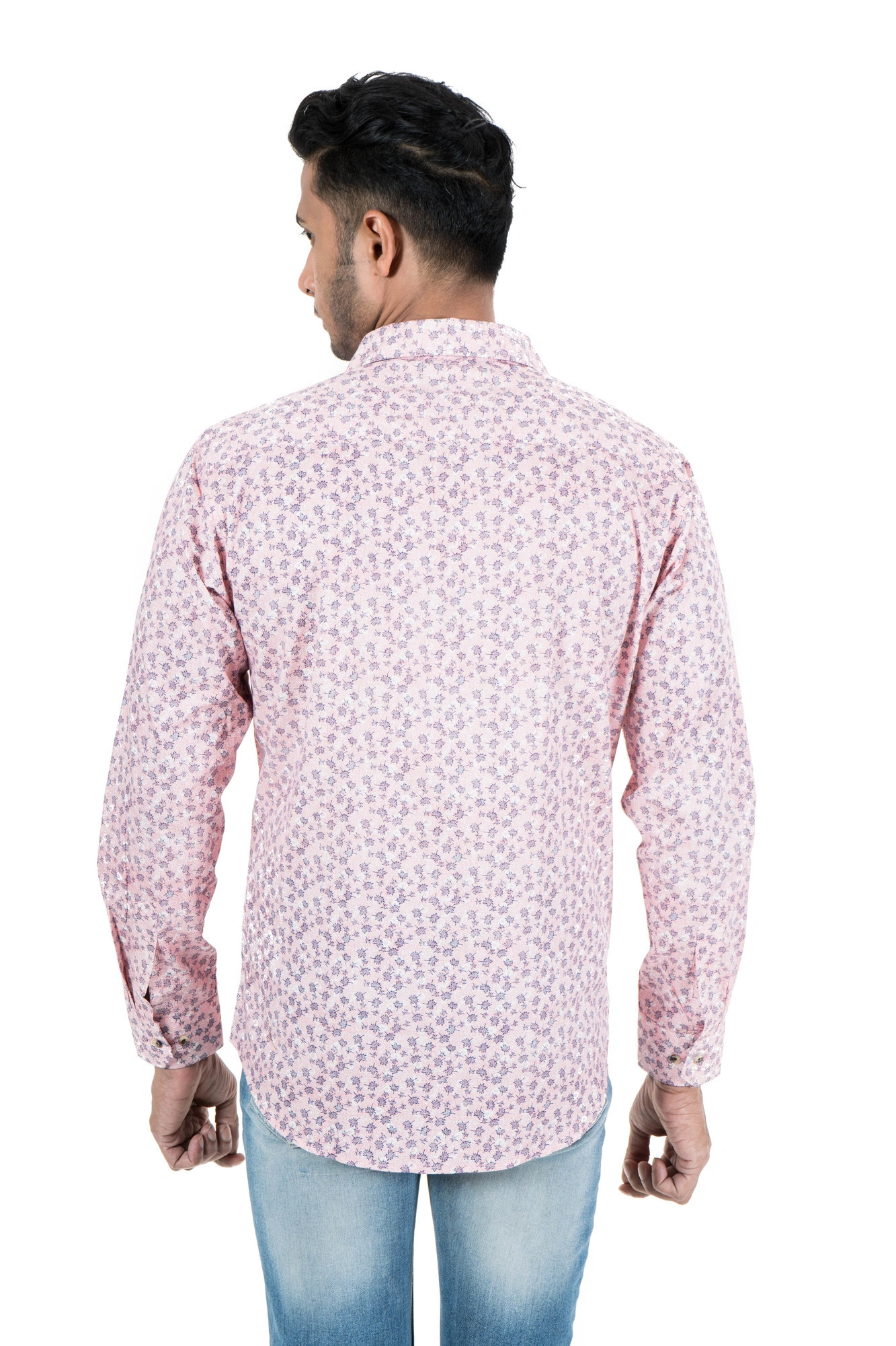 Men's Casual Trendy Printed Shirt Full Sleeve Slim fit-4