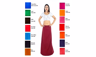 Women's Saree Petticoat Cotton