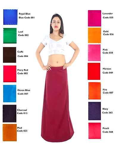 Women's Saree Petticoat Cotton-SKUPTC0921-FS