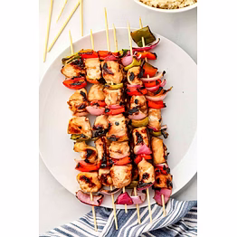 prakritii 12" (30 cm) bamboo skewers 2.5mm - (pack of 50)
