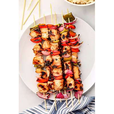 prakritii 12" (30 cm) bamboo skewers 2.5mm - (pack of 50)