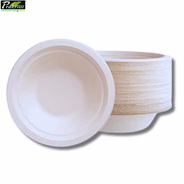 prakritii 360ml bagasse round bowl - ( pack of 1 pcs )