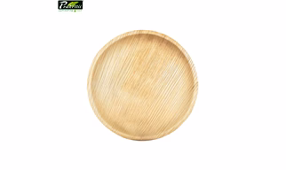 7" (18 cm) Round Disposable Areca Plate