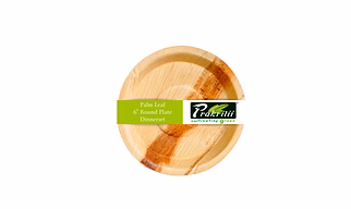 6"( 15cm) Round Deep Disposable Areca Palm Leaf Plate