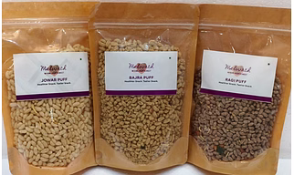 Melwach Puffs Combo (Ragi+Jowar+Bajra) (3 * 80 gms.), Roasted Snacks, Snack Combo, Namkeen