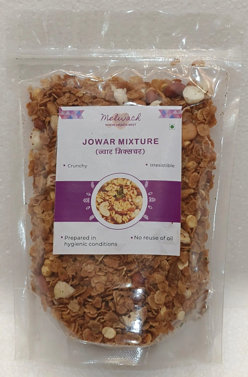 Jowar Mixture (200g), Crunchy Millet Snack-1