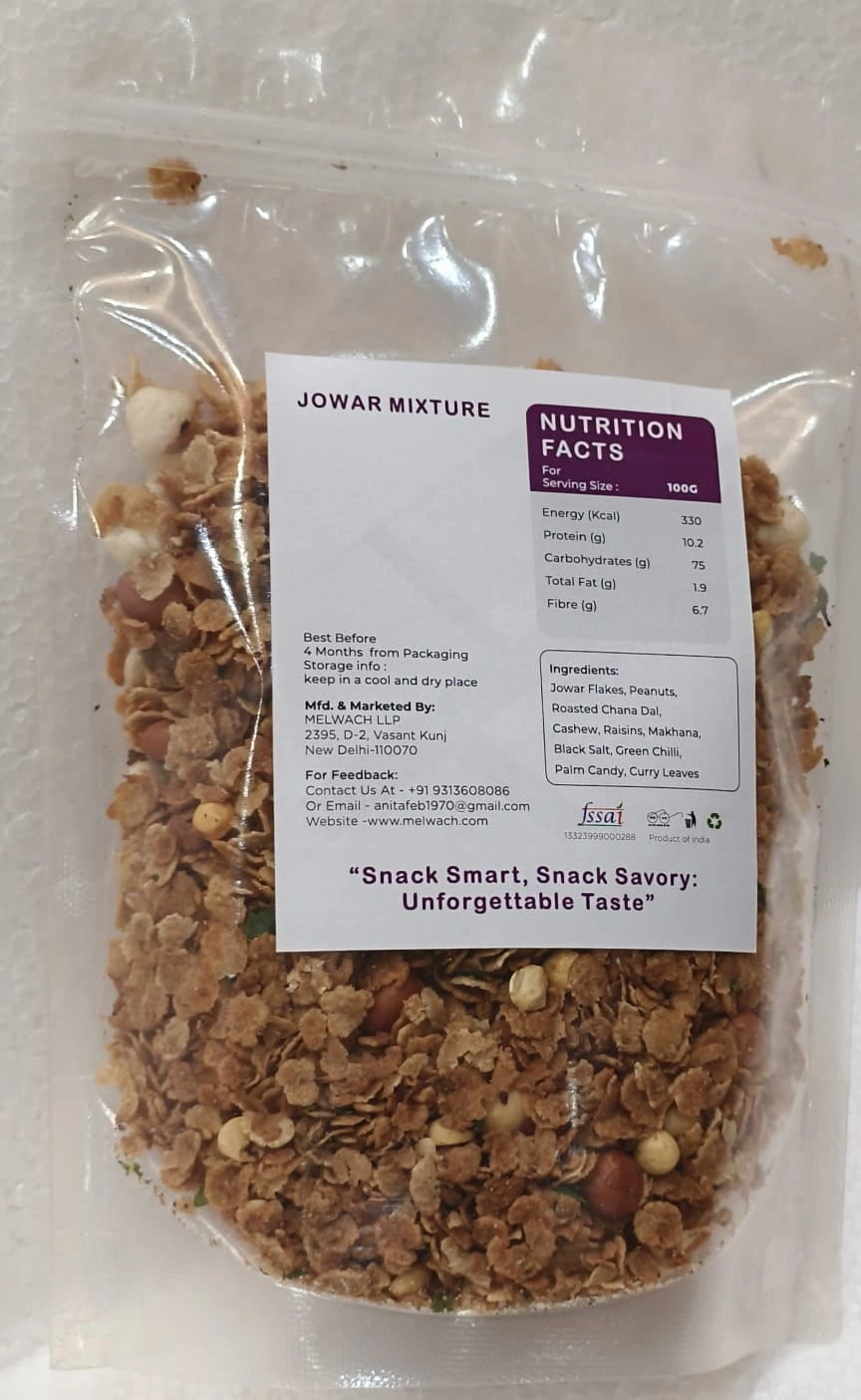 Jowar Mixture (200g), Crunchy Millet Snack-2