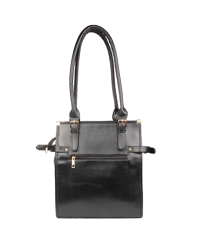 Sarah Rectangle Shoulder Bag-Black-1